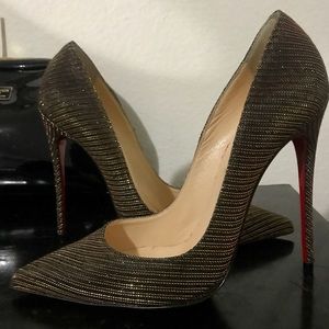 Christian Louboutin So Kate 120 Metallic